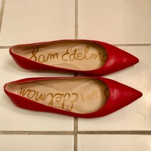 Sam Edelman Red Flats